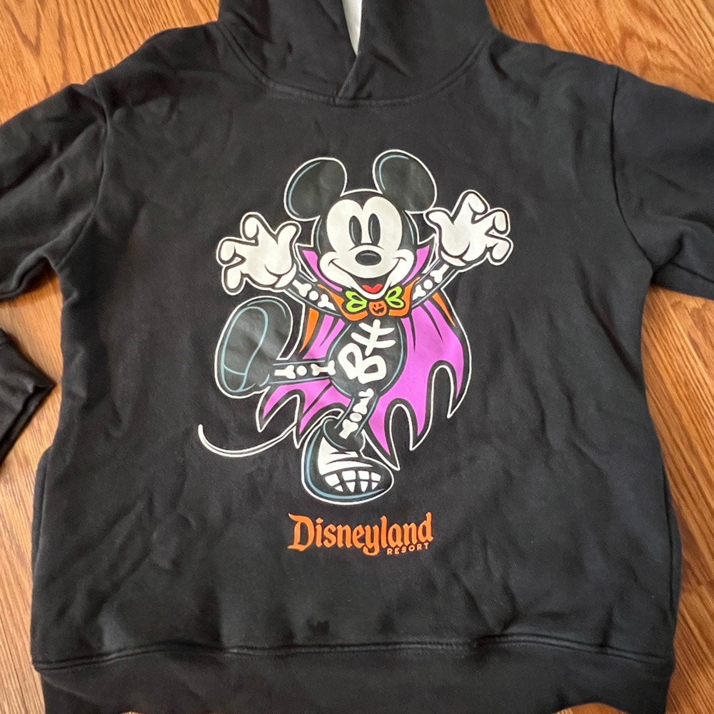 Disney Halloween  Black and Purple Mickey Mouse Kids Hoodie